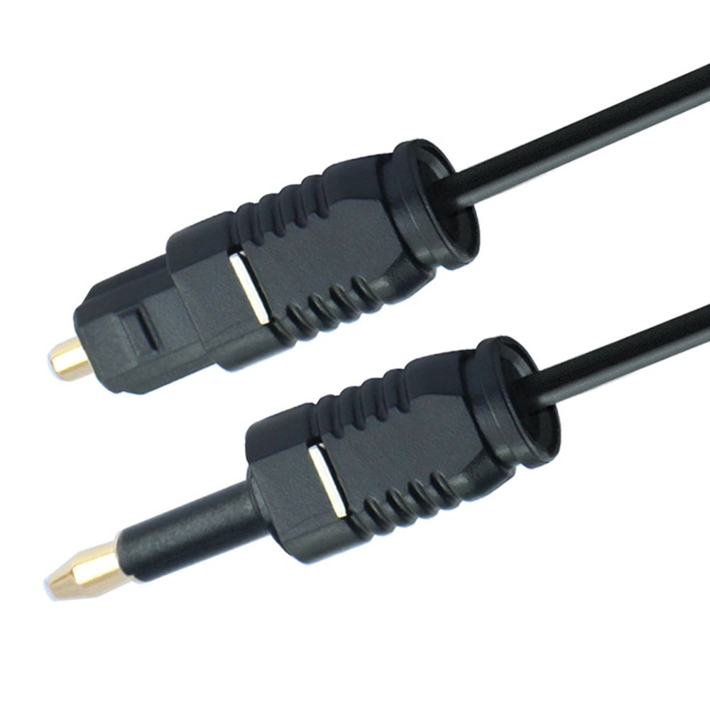 Optical Audio Cable Toslink Gold Plated - Gold-plated Connector 3.5mm to Toslink Audio