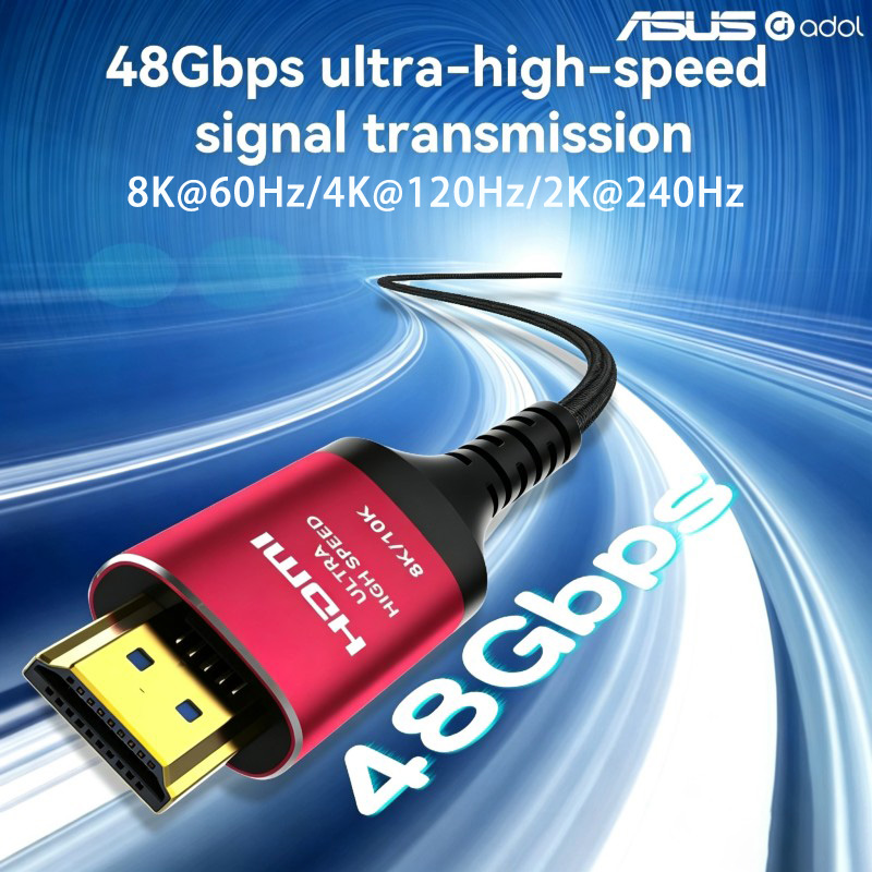 Hdmi 2.1 Cable 8K 60Hz 48Gbps Earc - ASUS 8K 60Hz Ultra High Speed