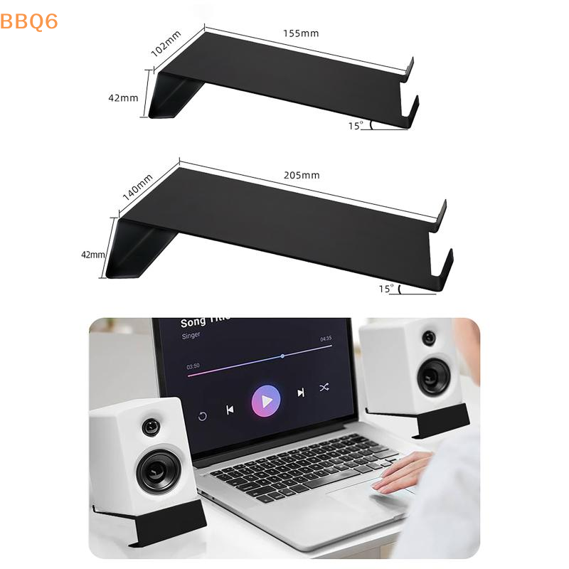 Soundbar Wall Mount Bracket Universal - *1PCS Metal Desktop Speaker Stand With