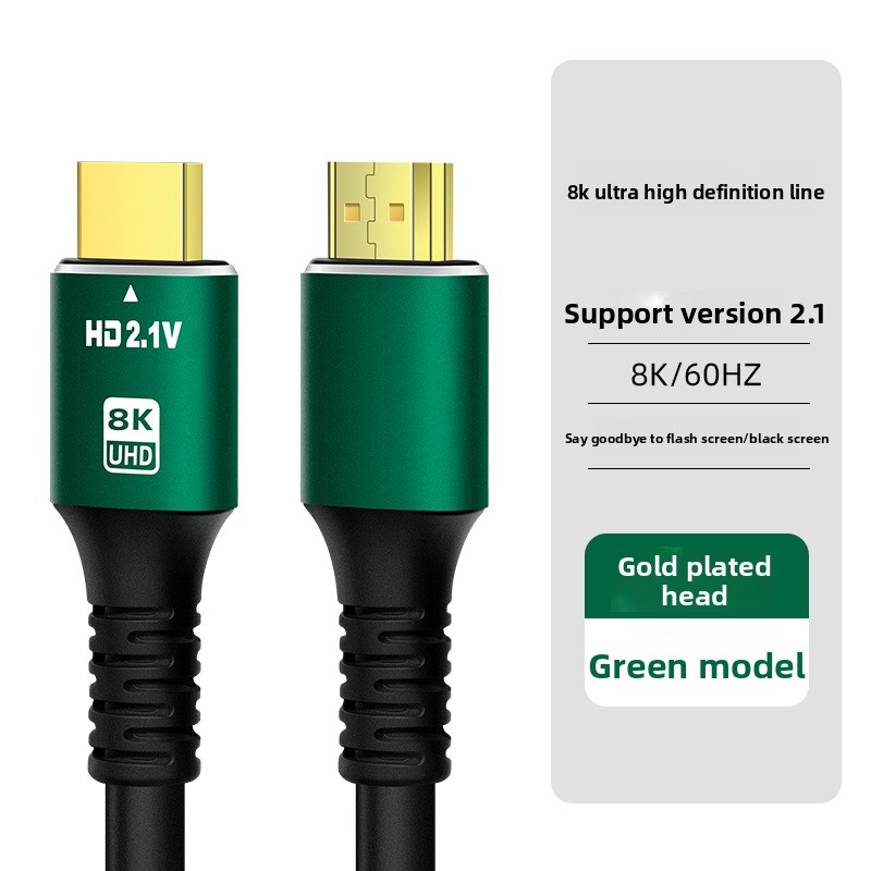 Hdmi 2.1 Cable 8K 60Hz 48Gbps Earc - 8K HDMI-Compatible 2.1 Video Cable 48Gbps