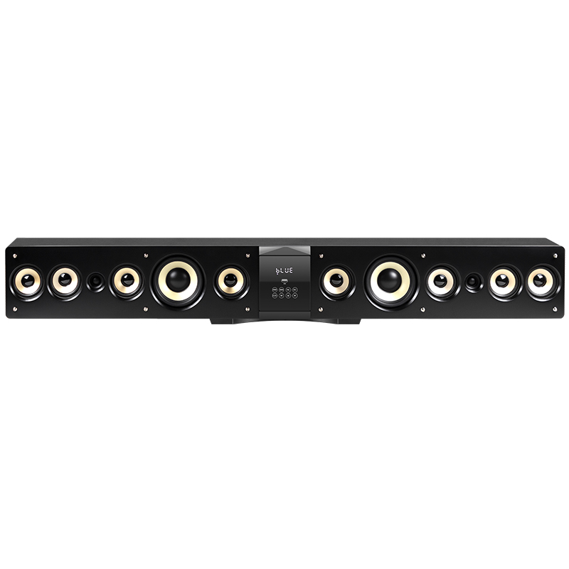 Soundbar With Wireless Subwoofer 5.1Ch - Hyper Sound New Design Wood Surround