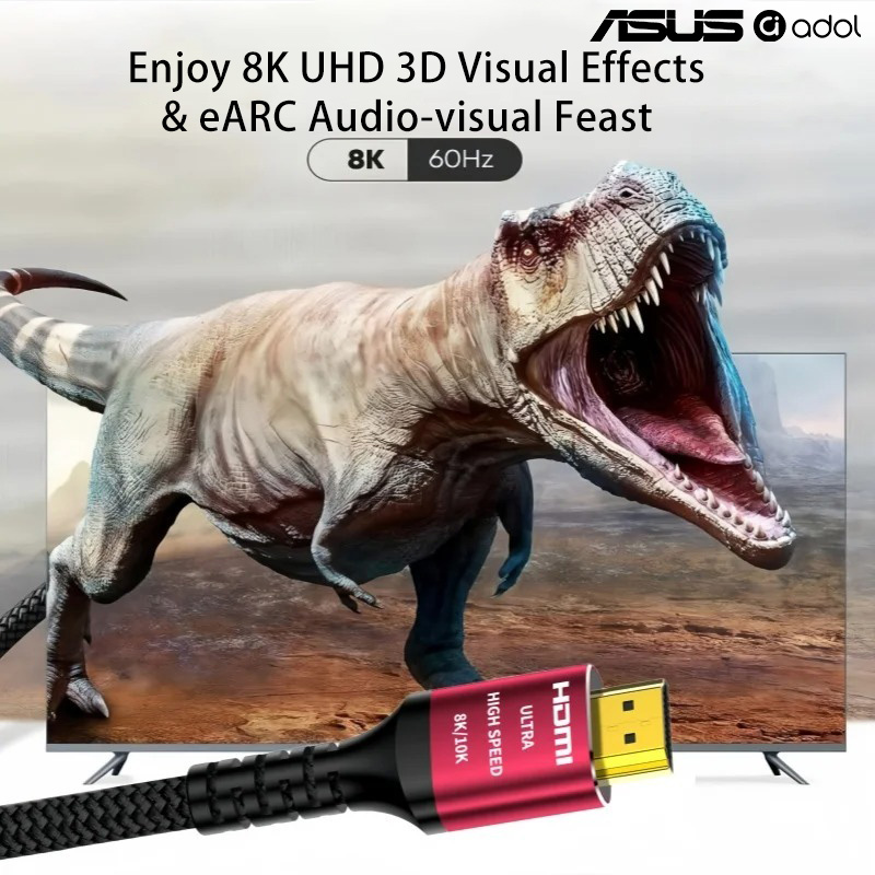 ASUS 8K 60Hz Ultra High Speed  - Hdmi 2.1 Cable 8K 60Hz 48Gbps Earc review and price