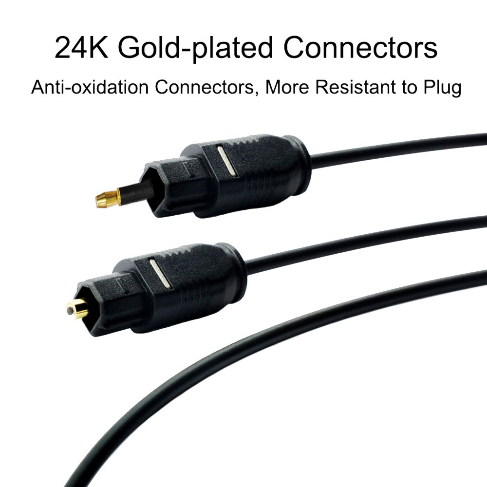 Shell Gold-plated Digital Opti - Optical Audio Cable Toslink Gold Plated review and price