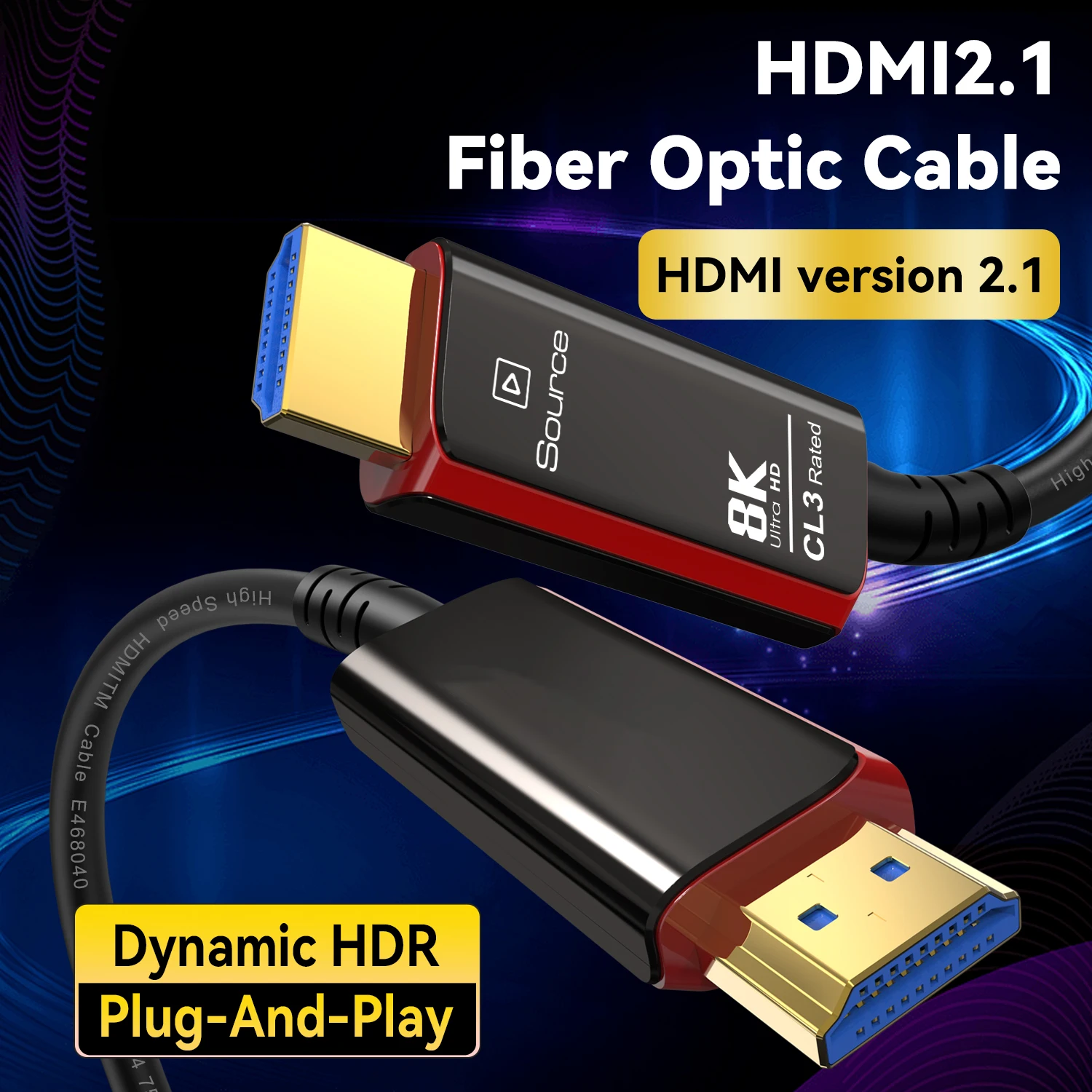 8K@60Hz 4K@120Hz HDMI 2.1 Fibe - Hdmi 2.1 Cable 8K 60Hz 48Gbps Earc review and price