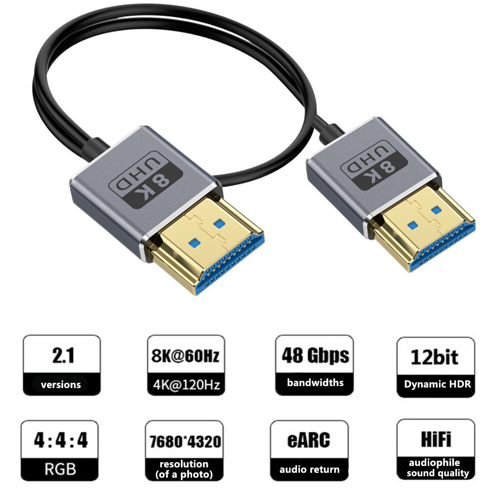 Coaxial HDMI 8K HDMI 2.1 Cable - Hdmi 2.1 Cable 8K 60Hz 48Gbps Earc review and price
