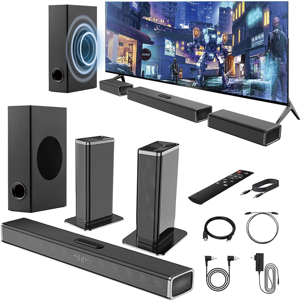 Samtronic Wireless Speaker 5.1 - Soundbar With Wireless Subwoofer 5.1Ch review and price