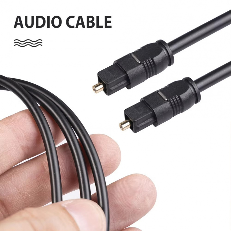 1/2/3pcs High Quality SPDIF MD - Optical Audio Cable Toslink Gold Plated review and price