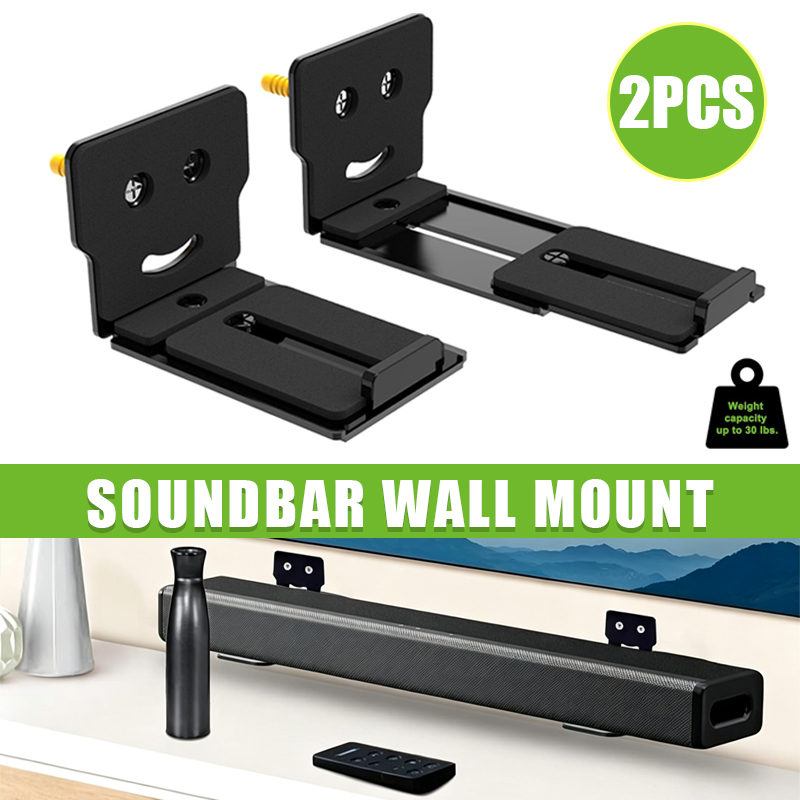2PCS Soundbar Wall Mount Unive - Soundbar Wall Mount Bracket Universal review and price