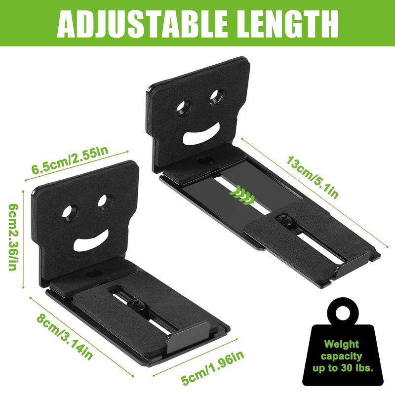 2PCS Soundbar Wall Mount Unive - Soundbar Wall Mount Bracket Universal review and price