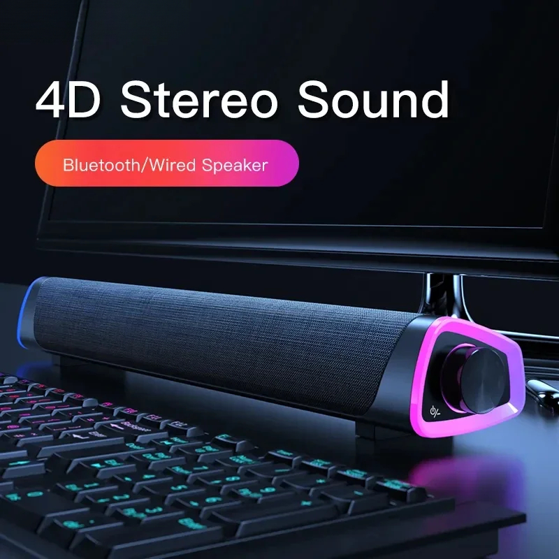 Stereo Computer Speaker Bar wi - Compact Soundbar For Pc Monitor review and price