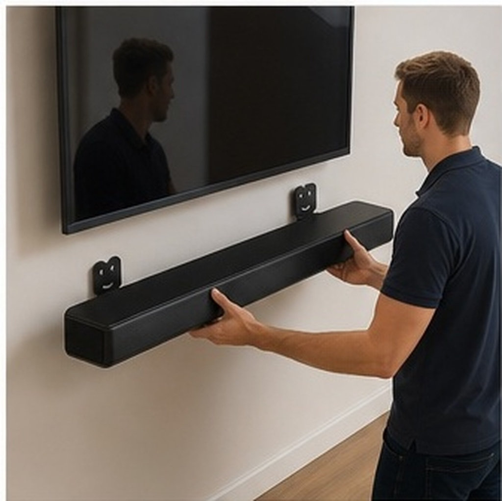 2Pcs Soundbar Wall Mount Brack - Soundbar Wall Mount Bracket Universal review and price