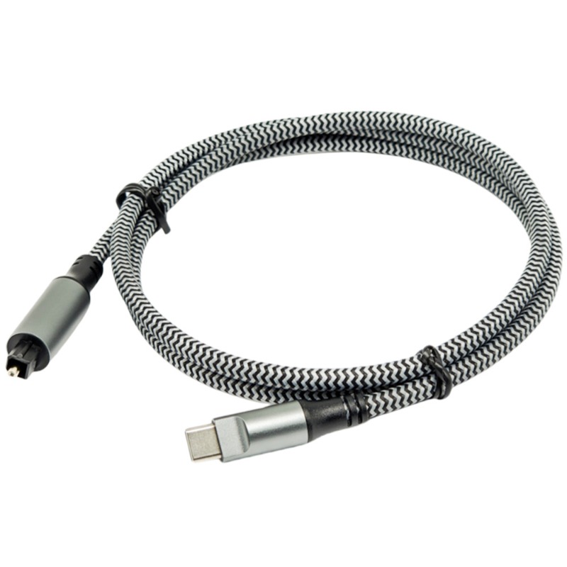 Braided USB C To Optical Audio - Optical Audio Cable Toslink Gold Plated review and price